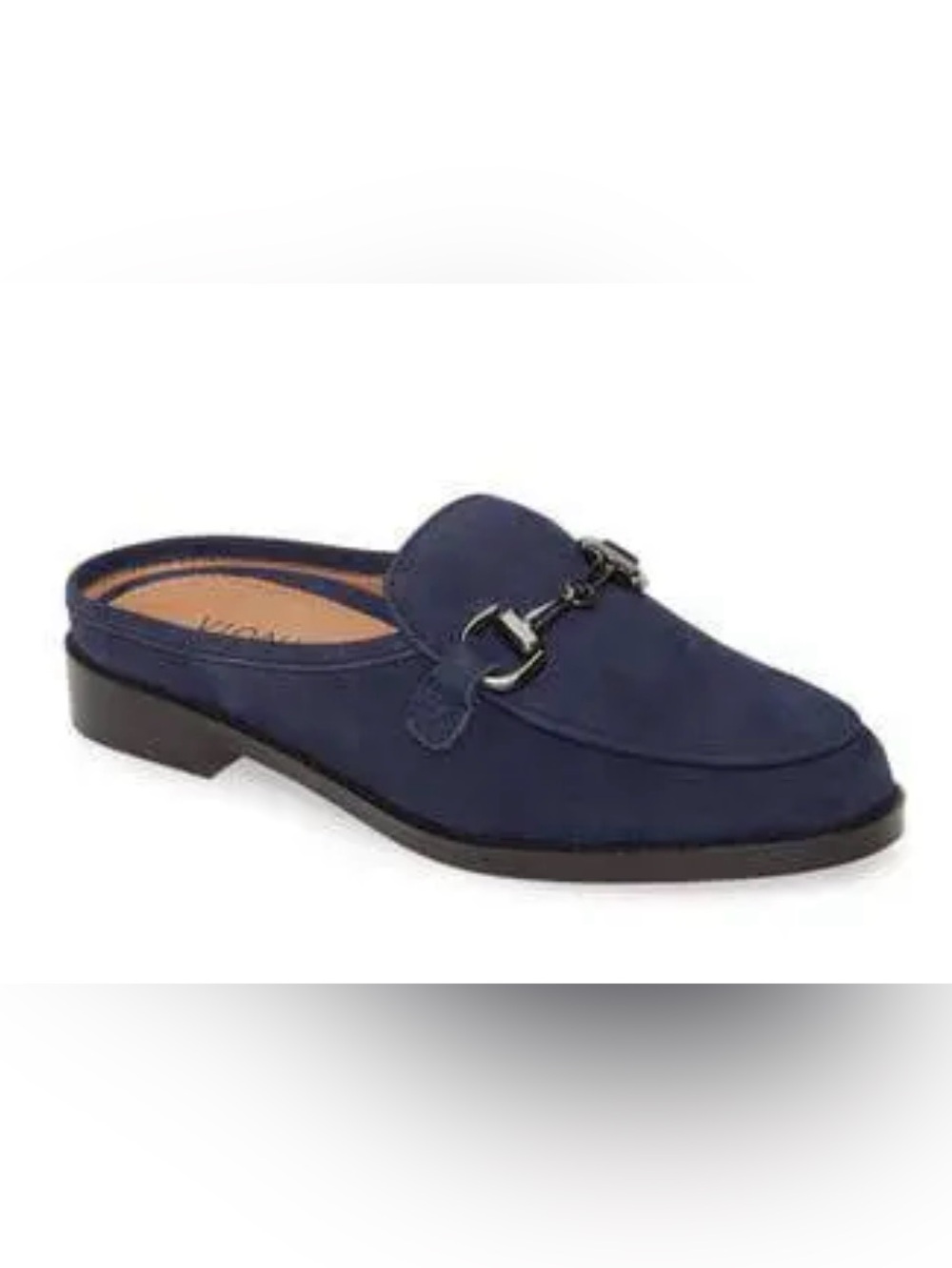 Vionic Navy Blue Slip-On Mule with Silver Bit Size 9.5